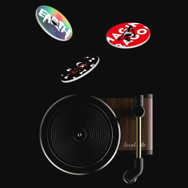 Car diffuser: Record Player Car Air Freshener